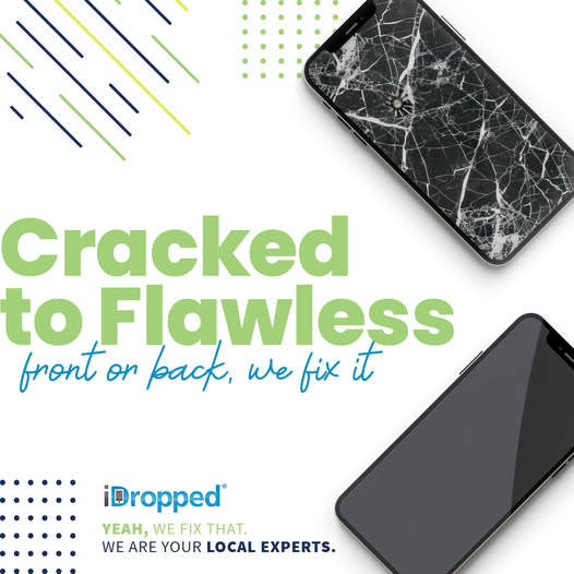 Cracked to Flawless- front or back, we fix it. Local tech experts.